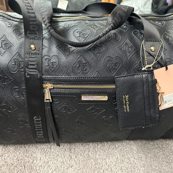 BNWT embossed black juicy duffel - Picture 2 of 2